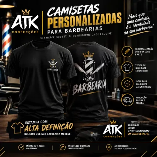 Uniformes Personalizados para Barbearias e Empresas