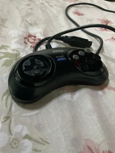 Controle de seis botões de Mega Drive Japonês