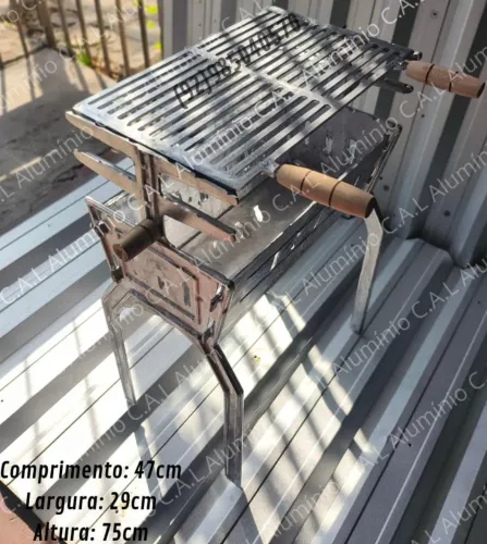 Churrasqueira de aluminio