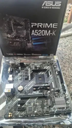 Placa-mãe Asus para AMD AM4 Prime A520M-K