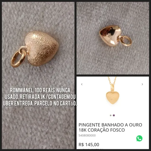 Pingente coração Rommanel