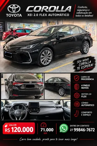 Toyota Corolla XEI 2.0 Flex 16V Aut. 2021