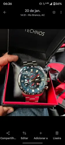 Relógio Technos modelo TS Cabon (NOVO)