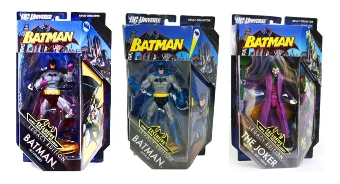 Lote Batman Legacy Mattel Joker Golden Age Three Pack Lacrados