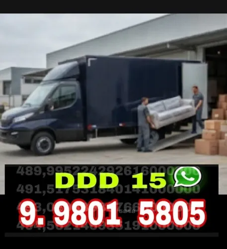 Frete especializado em carretos, mudanças e transporte seguro