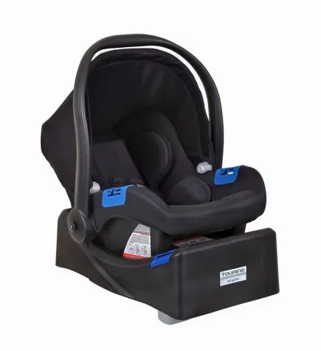 Bebê conforto Burigotto com suporte.