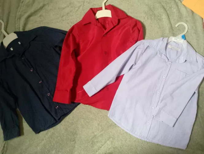 Camisas,calças,sapato social infantil usados em ótimo estado