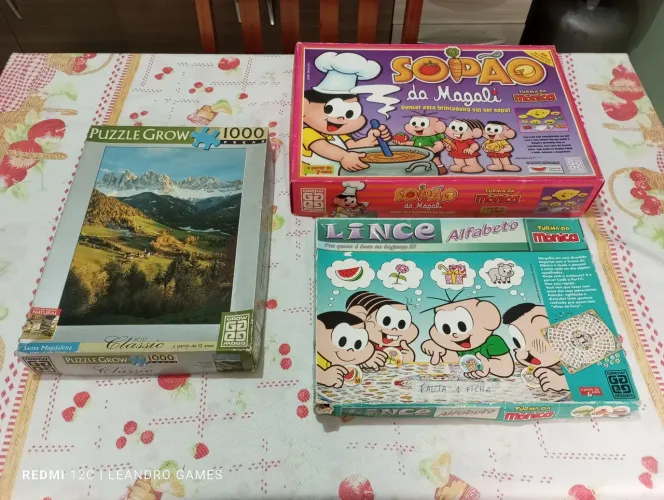 Lote de jogos de mesa