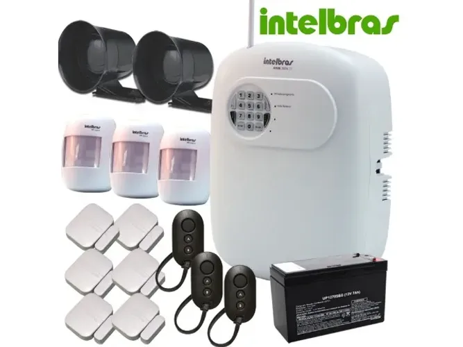 Kit alarme Intelbras 6 sensores
