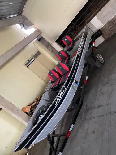 Barco alumínio 5mm motor mercury 15hp carretinha rodoviária 