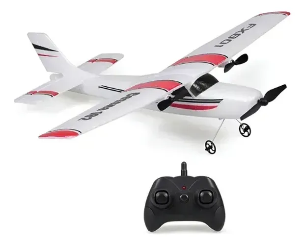 Avião De Controle Remoto Cessna 182 Pronto Pra Voar