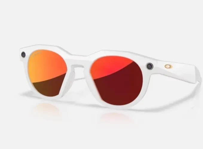 Óculos Oakley Meta Hstn Warm Grey Prizm Ruby