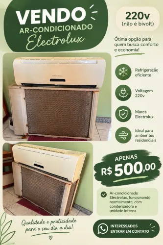 Ar condicionado electrolux