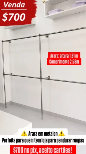 Arara em inox