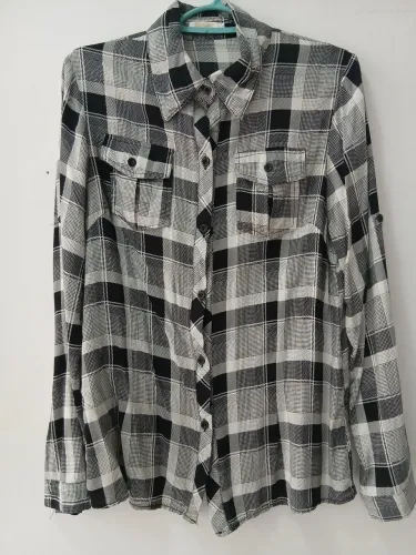 Camisa xadrez feminina 