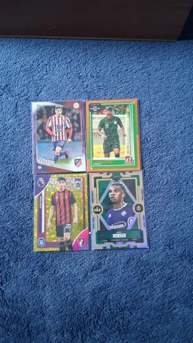 Kit 3 Cards Numerados Topps - Simeone /75, Ndour /75, Soler RC/Calvin bassey /99