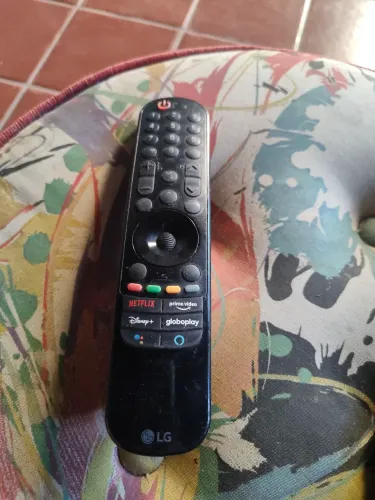 Controle remoto da TV LG 50".