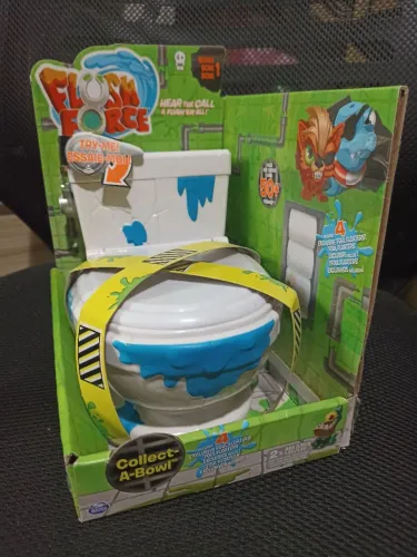 Flush Force - Vaso Coletor com 4 Figuras Privada com Som - Sunny