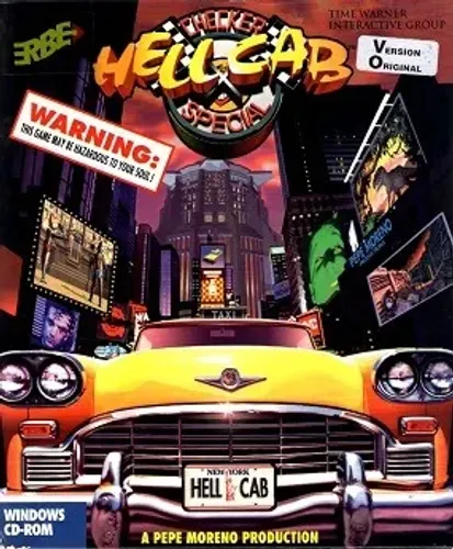 Jogo "Hell Cab" 1993 - Pepe Moreno Production - Pc -  Raridade - É vintage