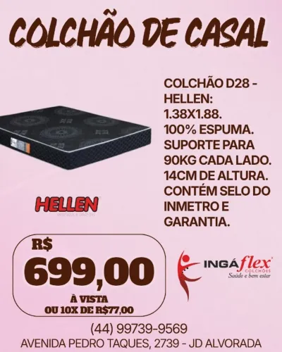 PROMOÇÃO - COLCHÃO D28 DE CASAL!!