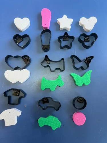 Navalhas de corte de chaveiro e facas de corte de chinelo 