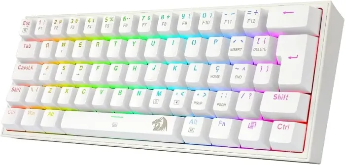 TECLADO REDRAGON FIZZ BRANCO