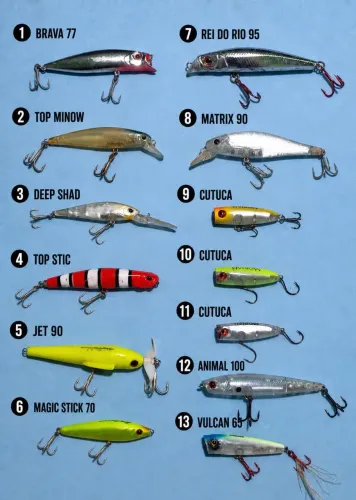 Iscas artificiais para pesca ( no precinho )
