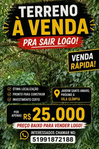 TERRENO 360m² JARDIM SANTO AMARO GUAPIMIRIM R$25.000