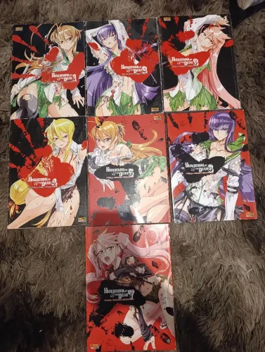 High school of the dead mangá Full color coleção completa RARÍSSIMO
