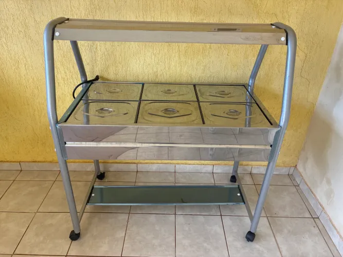Balcão Buffet Self Service térmico 6 cubas