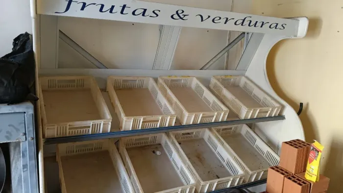 Expositor de frutas e verduras
