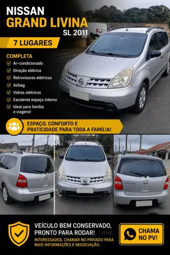 Nissan Livina Grand S 1.8 16V Flex Fuel Mec. 2011