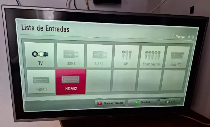 TV 42' LG - MODELO - 42LY34OC - NÃO É SMART
