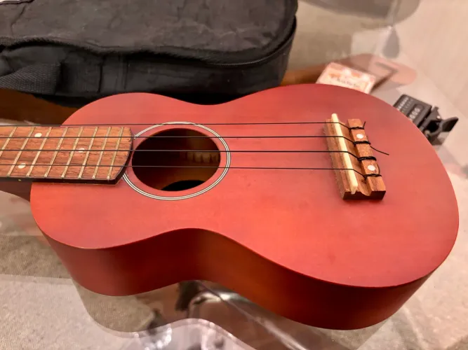Vendo Ukulele com bolsa e acessórios  