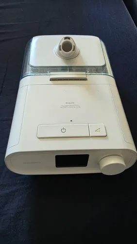Cpap automático respirando philips dreamstation com umidificador e mascara