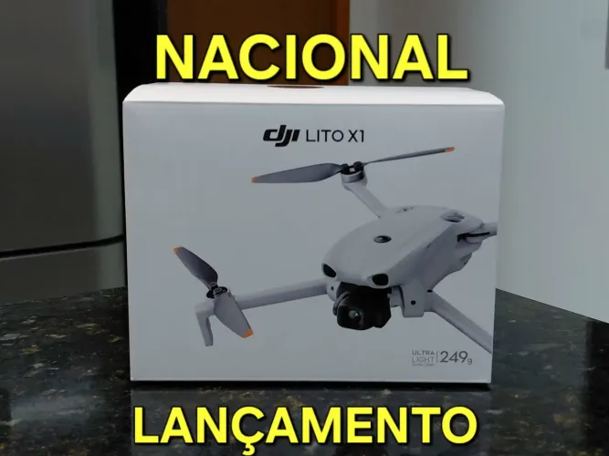DJI LITO X1 (LACRADO)Nota Fiscal Anatel 01 ano Garantia