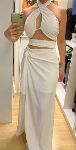 conjunto feminino branco p