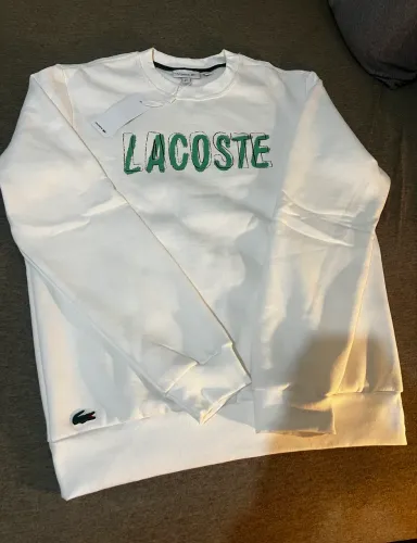 moletom careca da lacoste branco