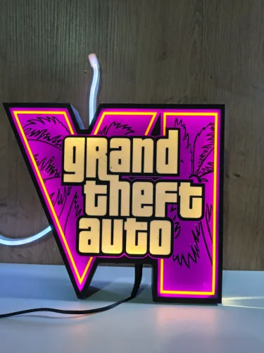 Luminária painel play 5 GTA 6