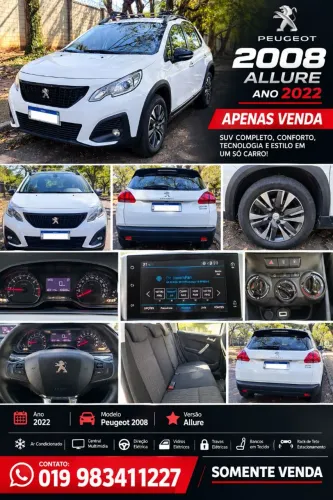 Peugeot 2008 Allure Pack 1.6 Flex 16V Aut. 2022