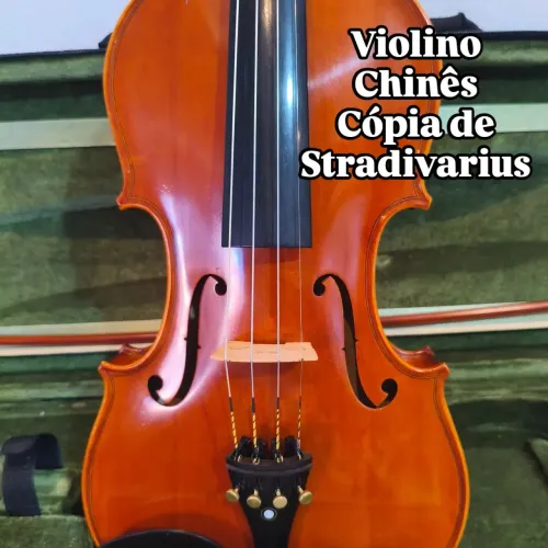 Violino chinês espetacular cópia de Stradivarius 4/4