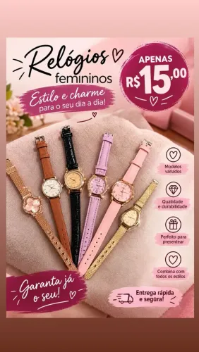 Relógio feminino
