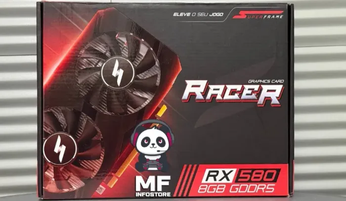 Placa de Vídeo RX 580 8GB SuperFrame - NOVA