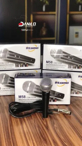 Microfone com fio, Profissional <br>R$ 64,99