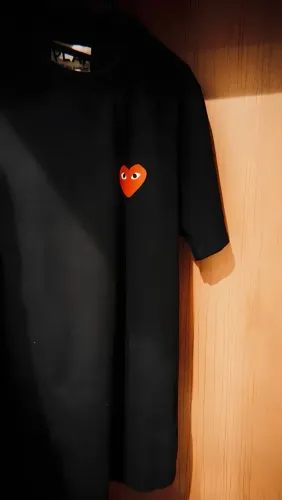 Camisa Comme des Garçons Original Preta Algodão- Tam. M - Ótimo Estado