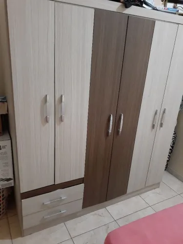 Guarda roupa 6 portas 2 gavetas mdf