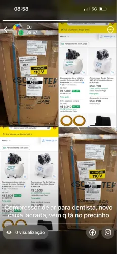 Compressor de ar para dentetista