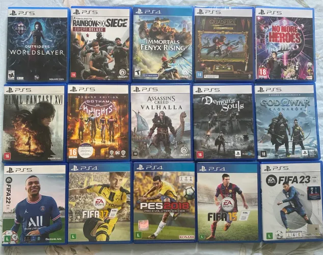 Combo imperdível jogos ps4 e ps5