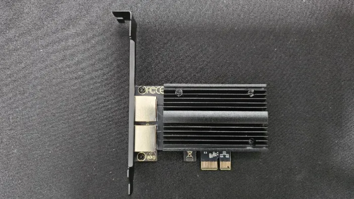 Placa de Rede PCIe x1 Dual Port RJ-45 2.5Gbps Chipset Intel i226-V