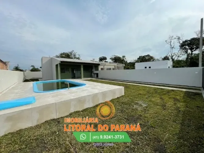Casa Nova - 2 Quartos - Piscina - Pontal do Paraná
